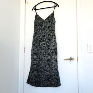 Cotton Candy LA Green Leopard Strappy Slip Dress